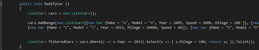 LINQ query to filter and modify list values.